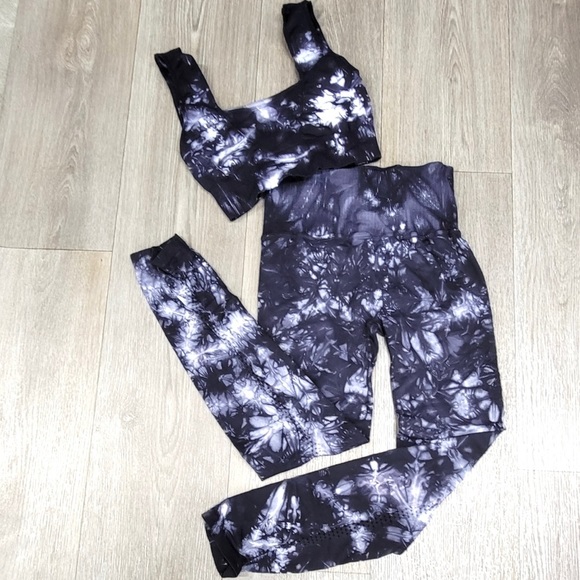Free People Pants - NEW Free People Movement Good Karma Leggings & Bra Top Set